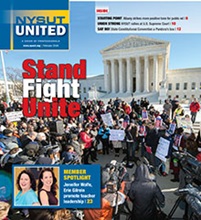NYSUT United February 2016 cover
