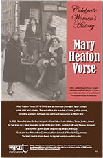Women’s history poster features Mary Heaton Vorse